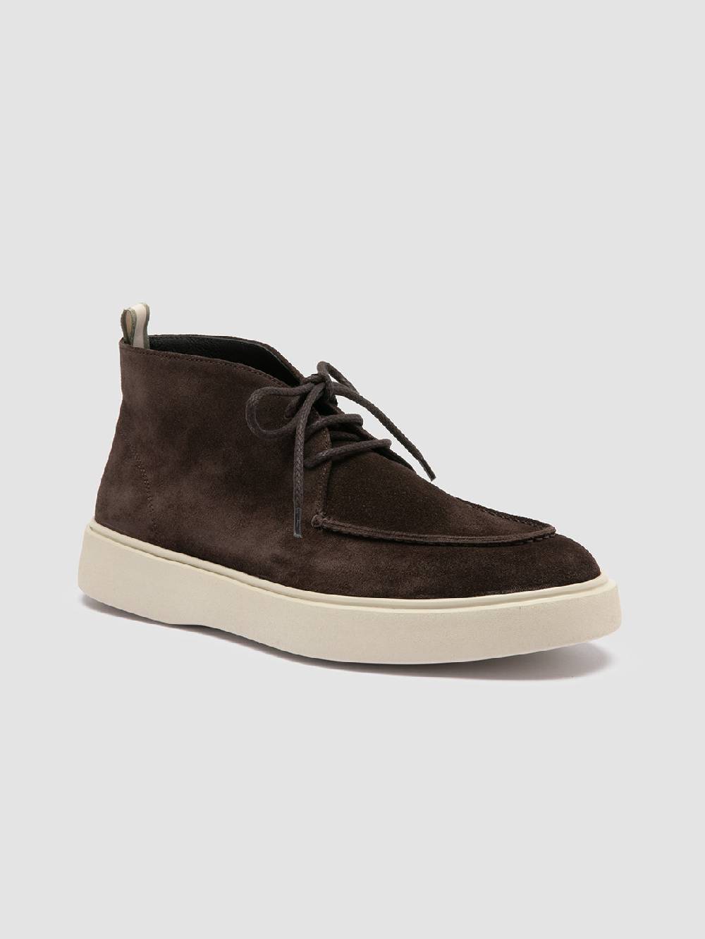 Officine Creative FRAME 002 Stivali Chukka in Pelle Scamosciata Grigia Promozione Limitata