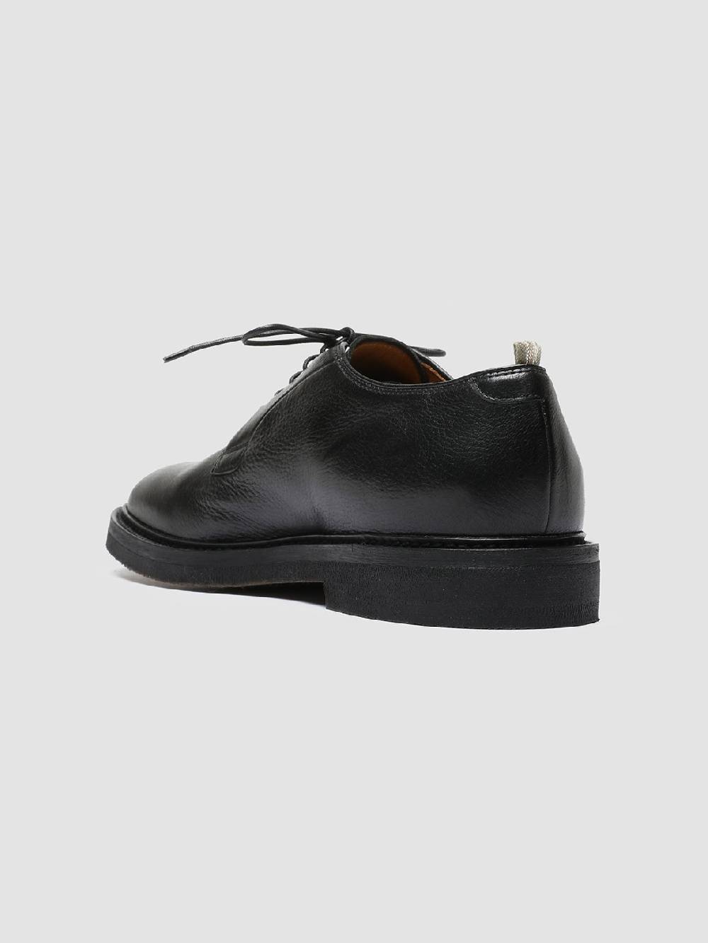 Officine Creative HOPKINS FLEXI 201 Scarpe Derby in Pelle Nera Presa
