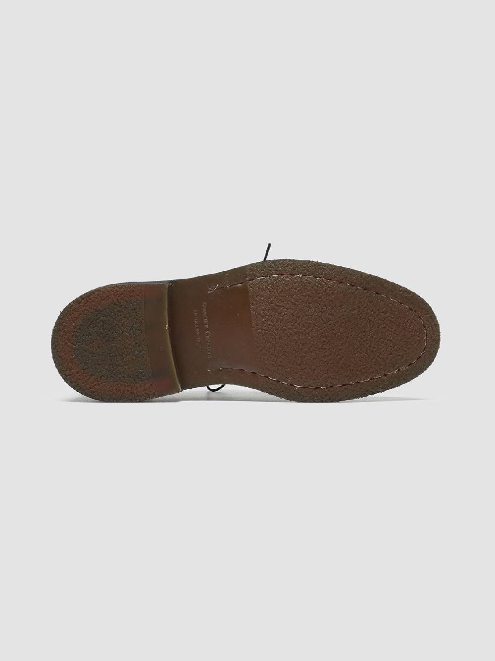 Officine Creative HOPKINS FLEXI 201 Scarpe Derby in Pelle Nera Presa