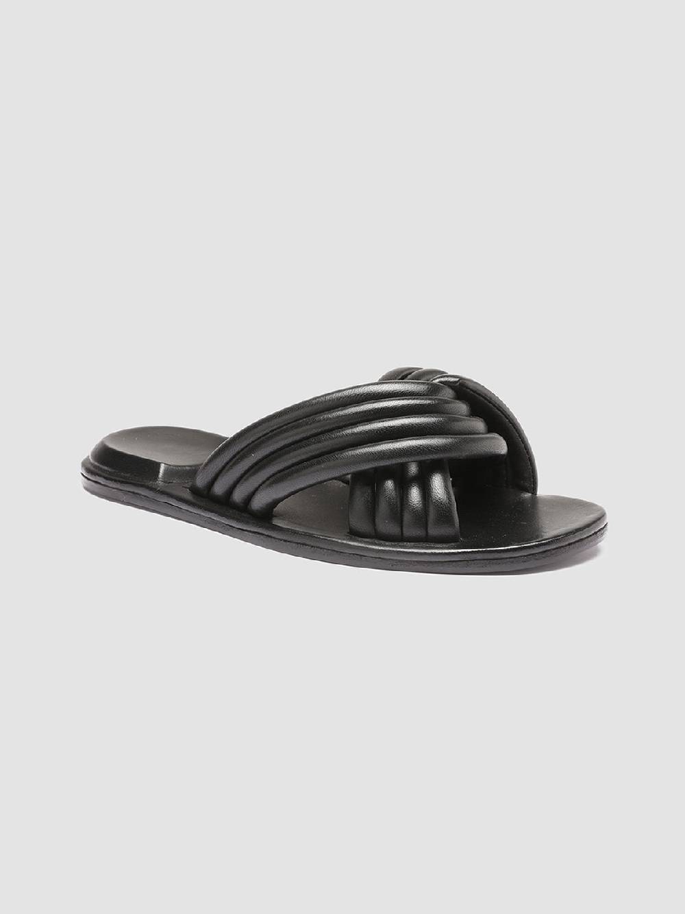 Officine Creative CYBILLE 004 Sandali in Pelle Nera In Vendita
