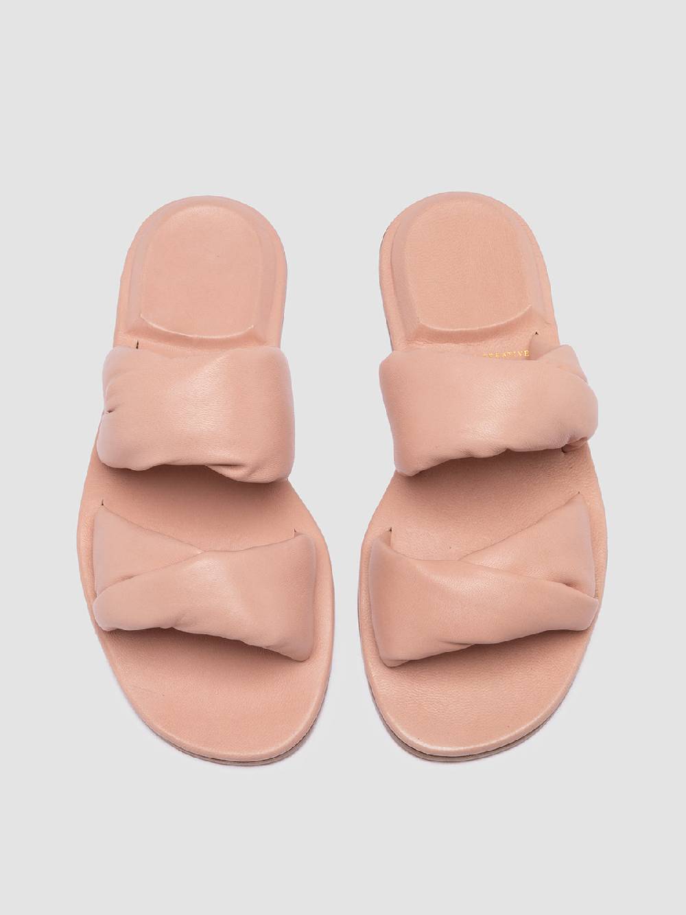 Officine Creative CYBILLE 009 Sandali in Pelle Rosa Saldi Di Fabbrica