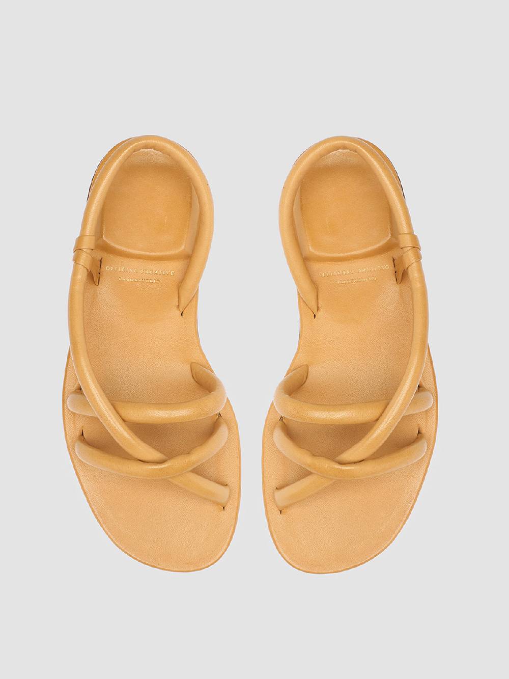 Officine Creative CYBILLE 003 Sandali in Pelle gialla In Saldo