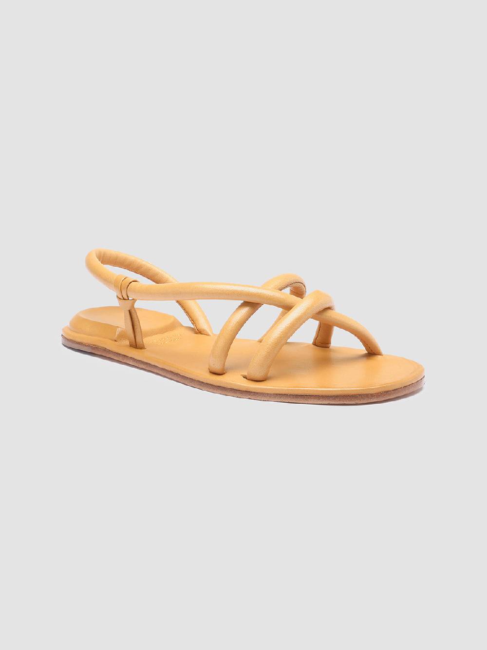 Officine Creative CYBILLE 003 Sandali in Pelle gialla In Saldo