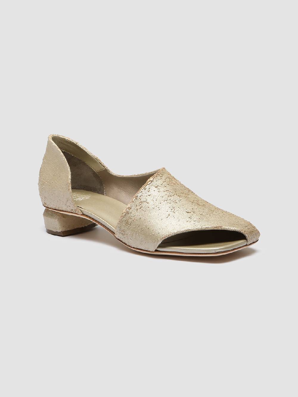 Officine Creative TESSA 009 Gold Leather Mule Sandals 2025