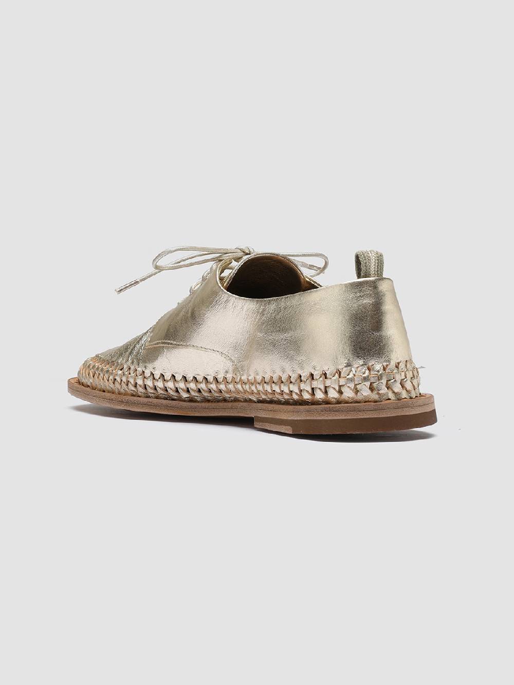 Officine Creative MABELLE 001 Derby in Pelle Argento Italy