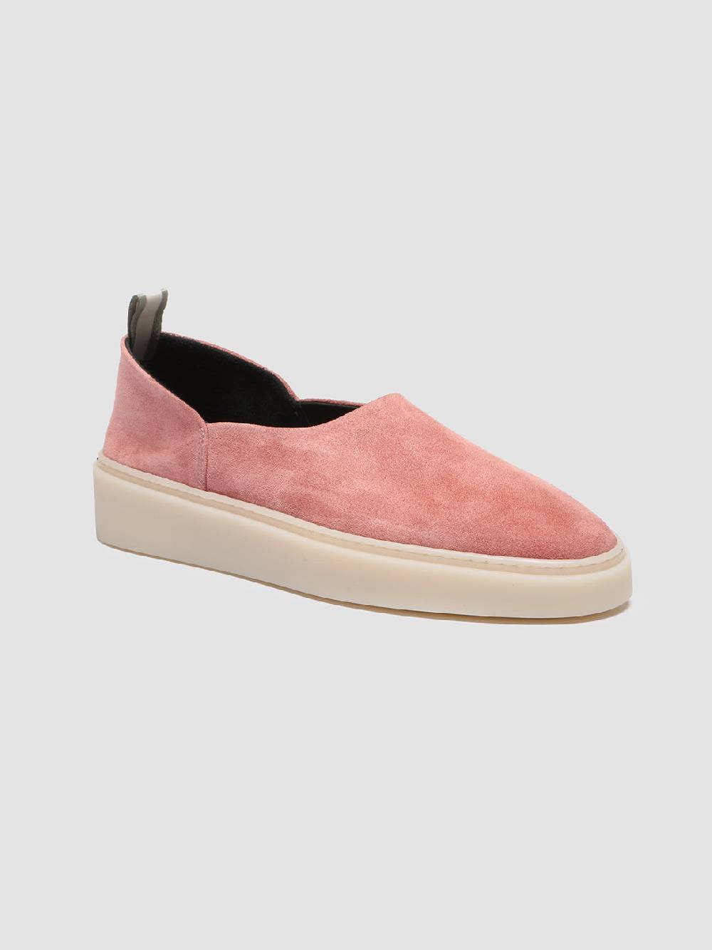 Officine Creative MUSKRAT 101 Sneaker in Pelle Scamosciata Rosa Vendita