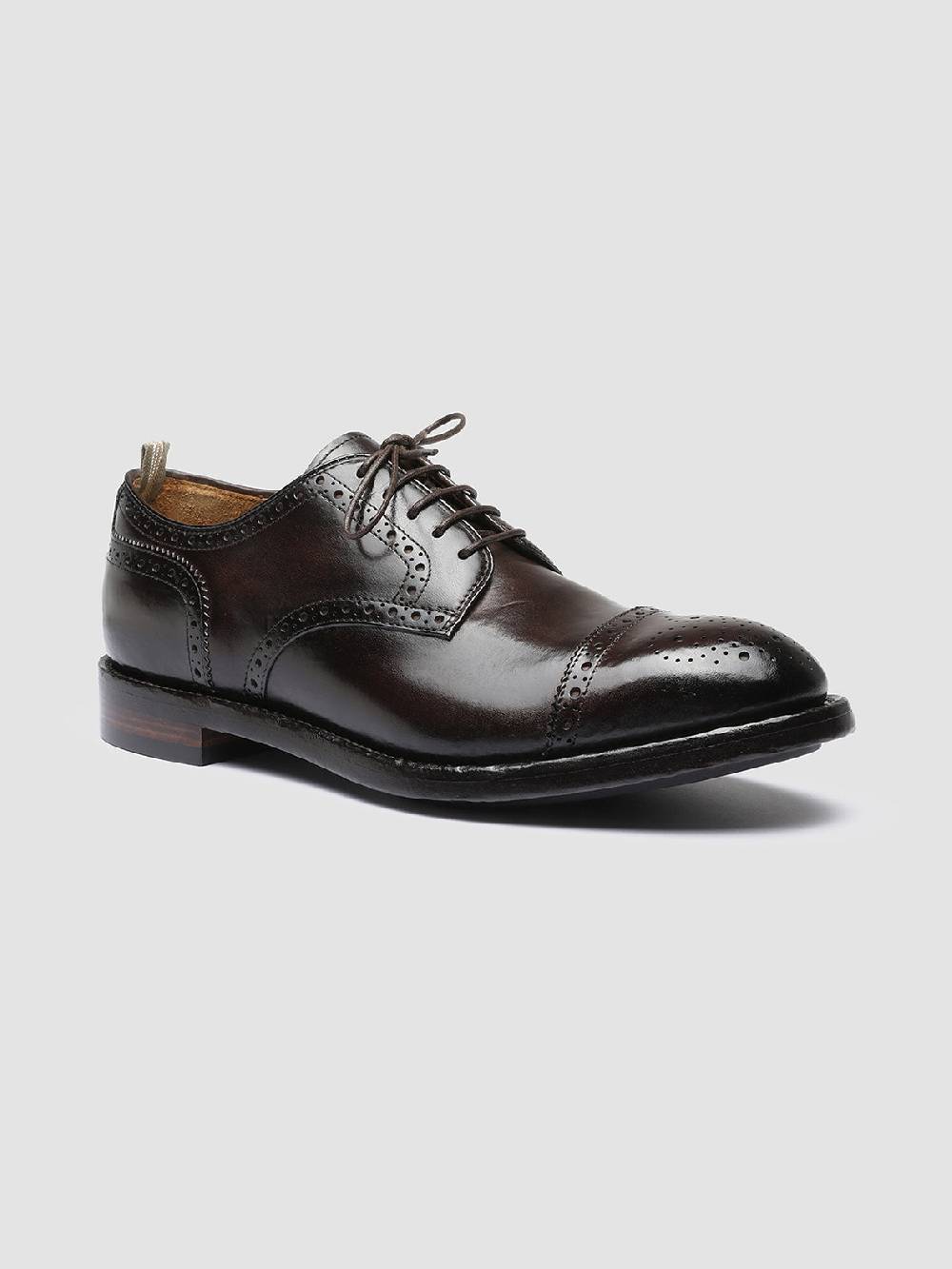 Officine Creative TEMPLE 003 Scarpe Derby in Pelle Marrone Black Friday