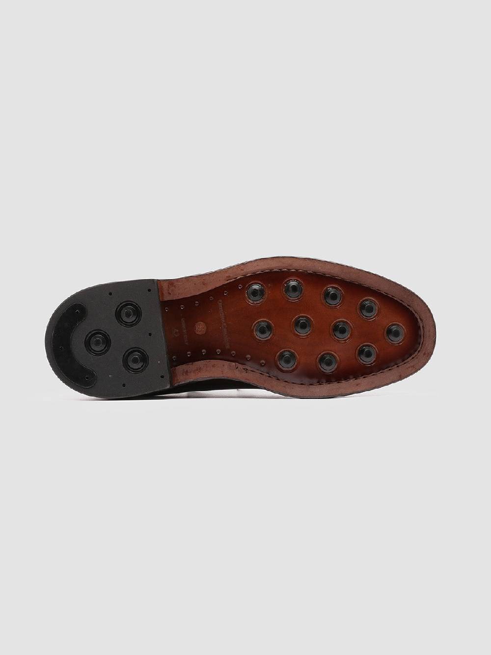 Officine Creative HOPKINS 003 Derby in Pelle Marrone Fino Al -60%