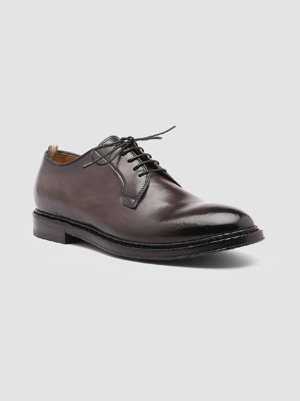 Officine Creative HOPKINS 003 Derby in Pelle Grigia Shopping Online