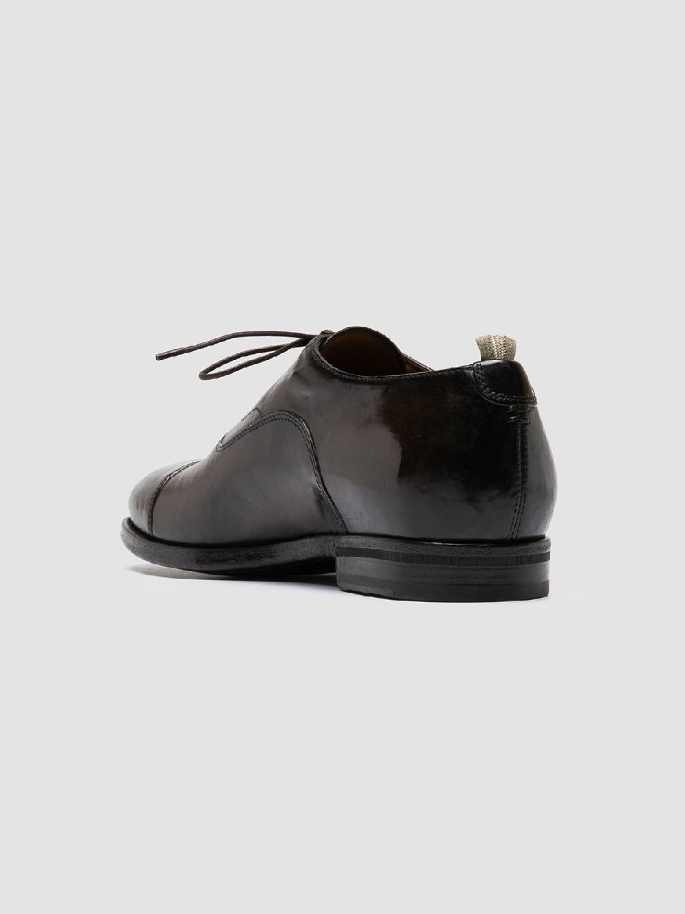 Officine Creative VANDERBILT CAOU 011 Scarpe Oxford Marroni in Pelle Prezzo Ridotto