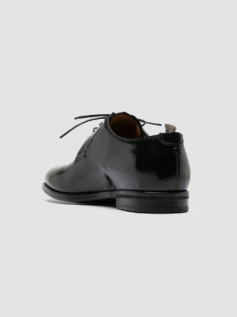 Officine Creative VANDERBILT CAOU 013 Scarpe Derby Nere in Pelle Novità