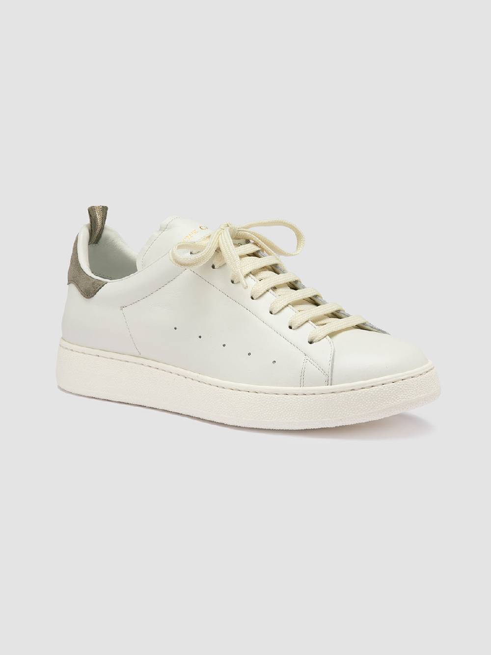 Officine Creative MOWER 002 Sneakers Basse in Pelle e Camoscio Bianca Sconto