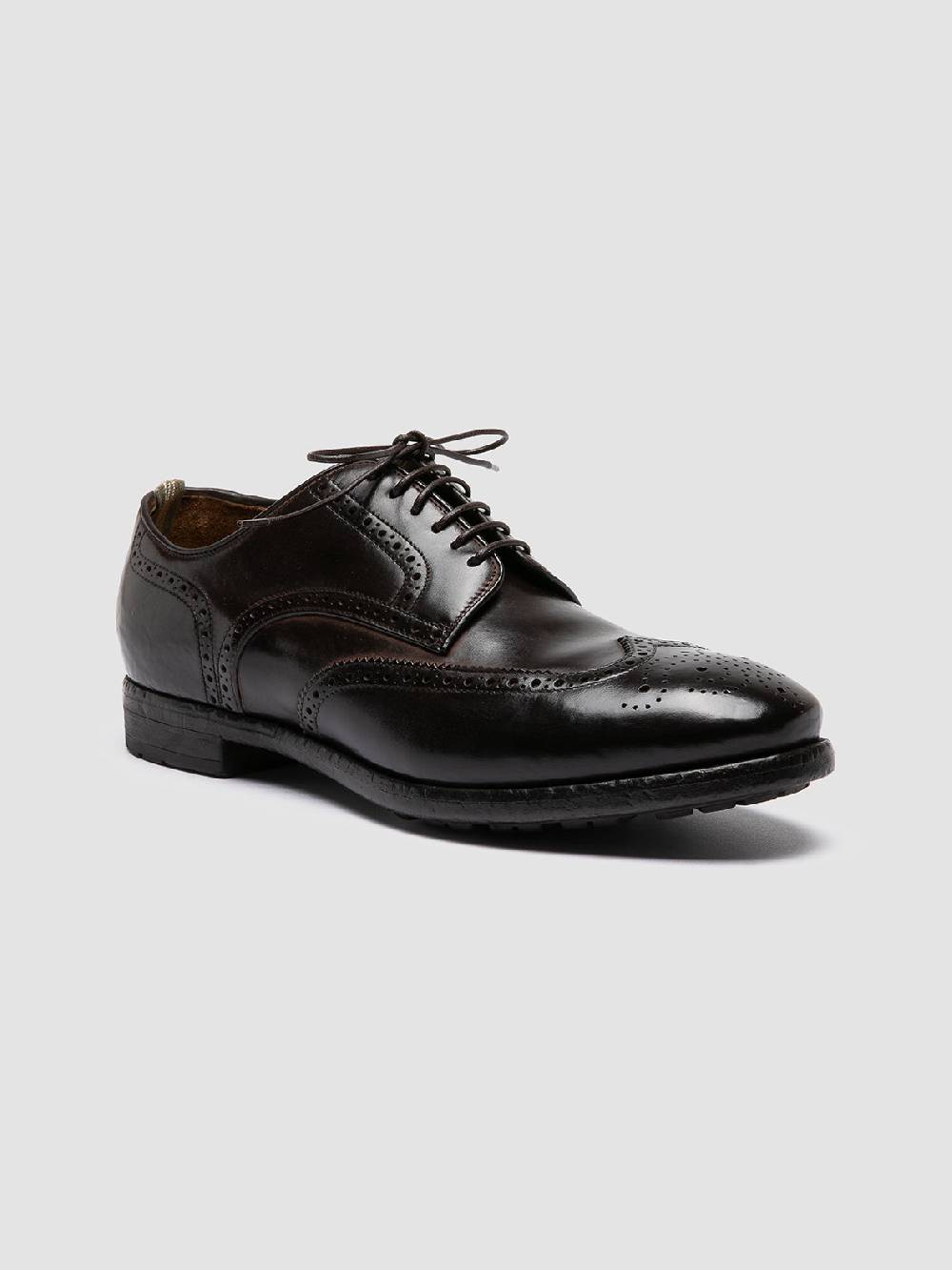 Officine Creative PRINCE 609 Derby in Pelle Marrone Vendita Economica