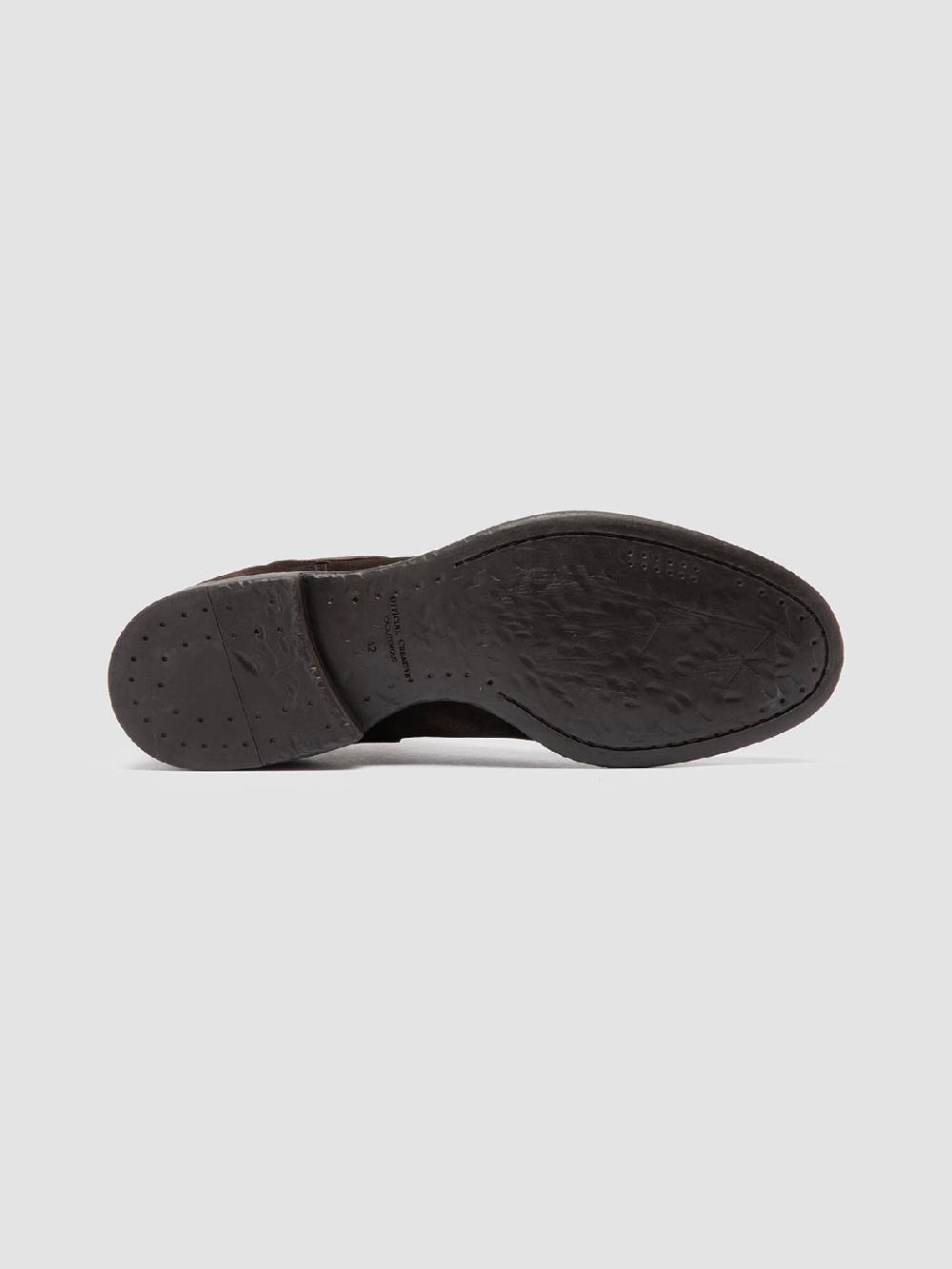 Officine Creative CETON 647 Stivaletti Chelsea in Pelle Scamosciata Marrone Nuova