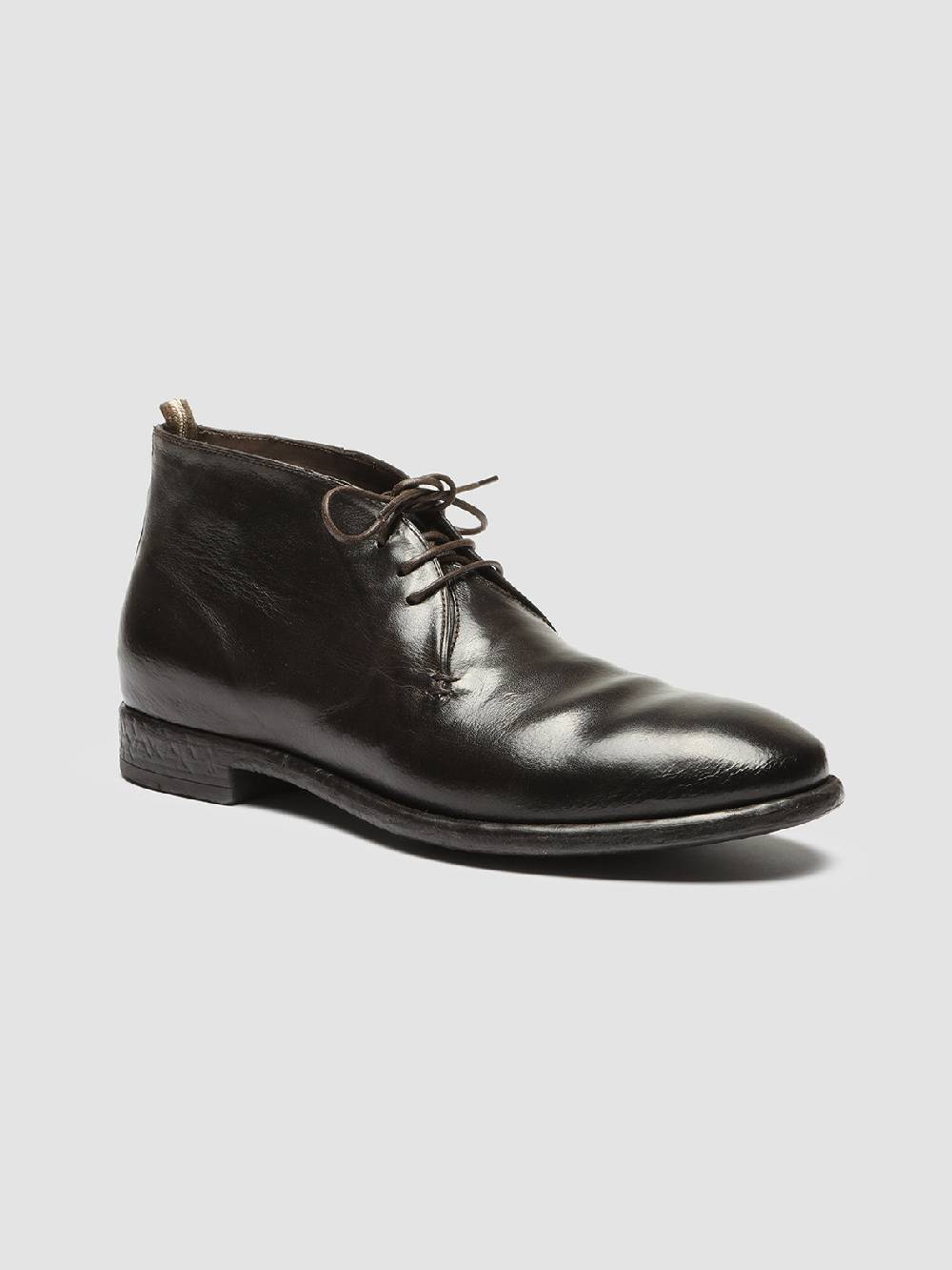 Officine Creative CETON 685 Stivali Chukka in Pelle Marrone Italy