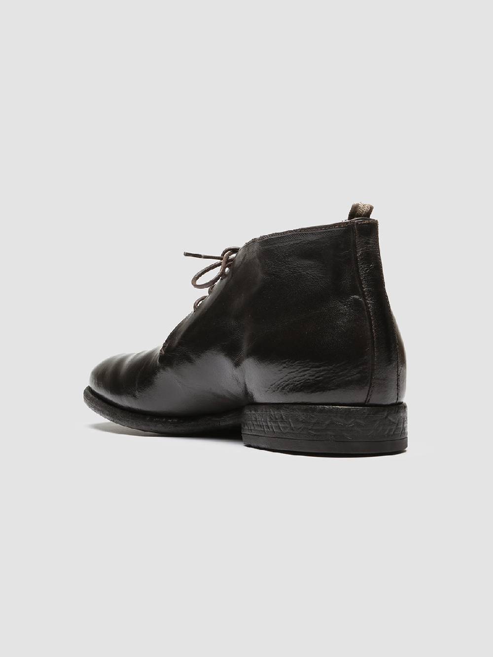 Officine Creative CETON 685 Stivali Chukka in Pelle Marrone Italy