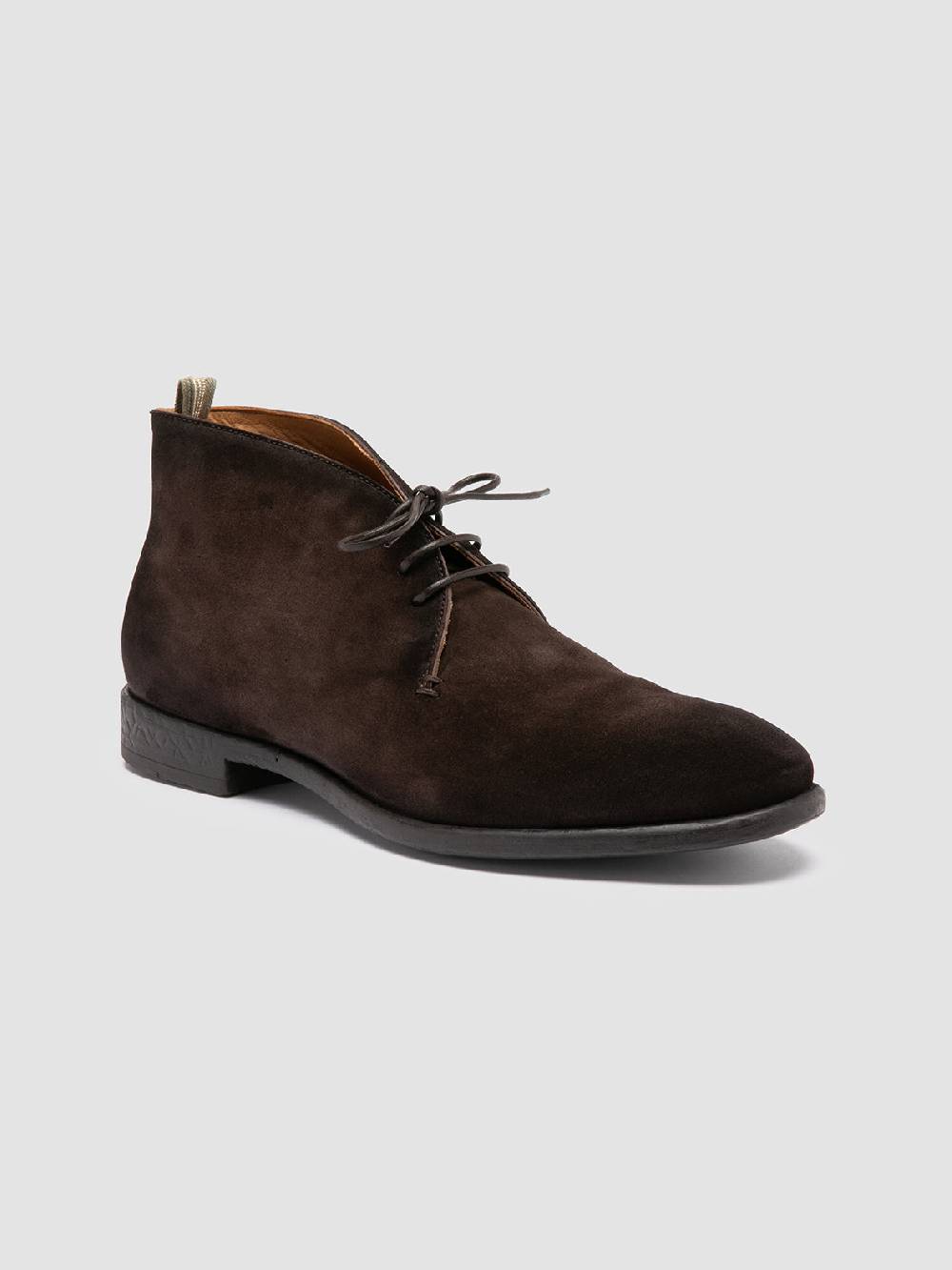 Officine Creative CETON 685 Stivali Chukka in Camoscio Marrone In Linea