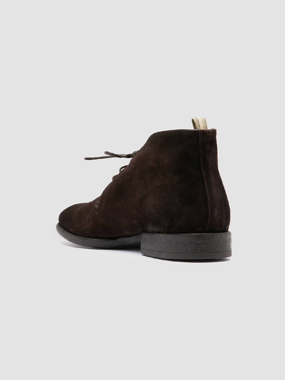 Officine Creative CETON 685 Stivali Chukka in Camoscio Marrone In Linea