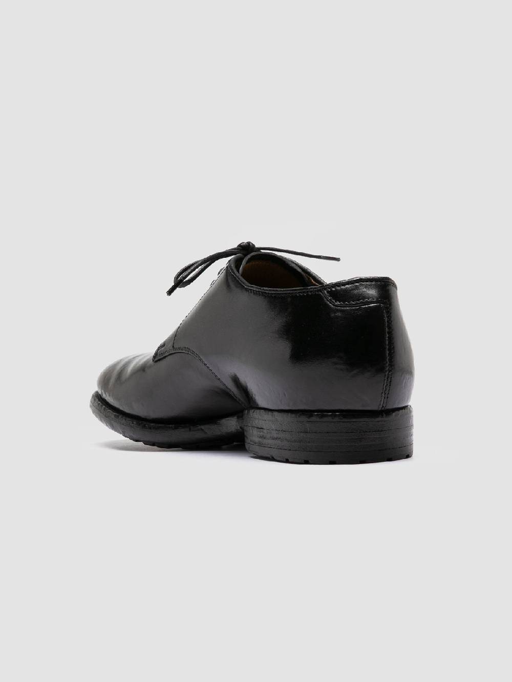 Officine Creative PRINCE 606 Derby in Pelle Nera Nuovo