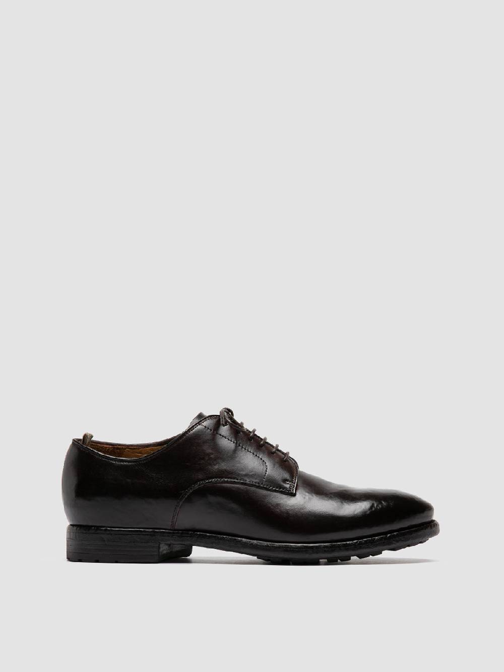 Officine Creative PRINCE 606 Derby in Pelle Marrone Qualità