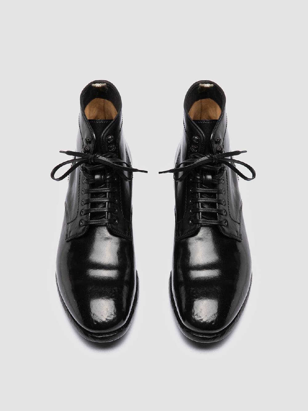 Officine Creative PRINCE 610 Stivaletti in Pelle Nera Promozione