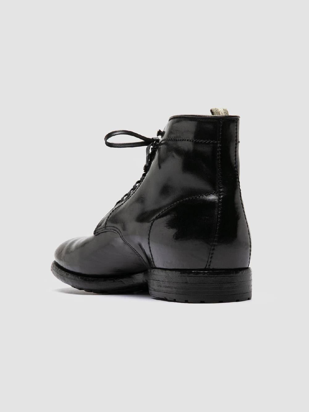 Officine Creative PRINCE 610 Stivaletti in Pelle Nera Promozione