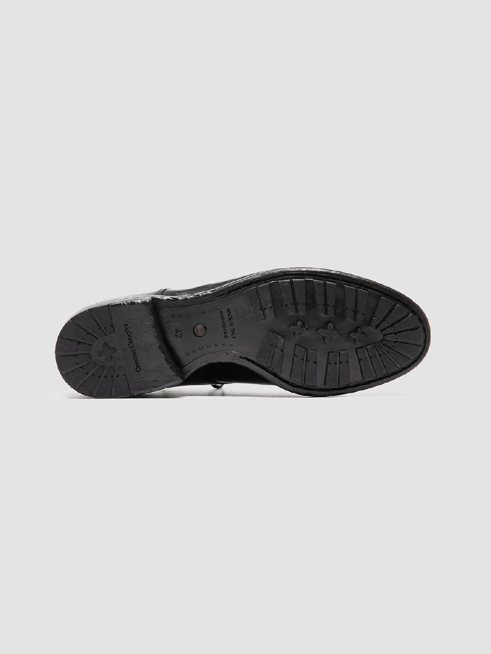 Officine Creative PRINCE 612 Stivaletti in Pelle Nera Pezzi Unici
