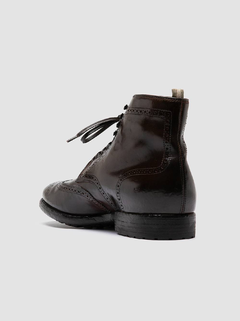 Officine Creative PRINCE 612 Stivaletti in Pelle Marrone Soddisfazione Garantita