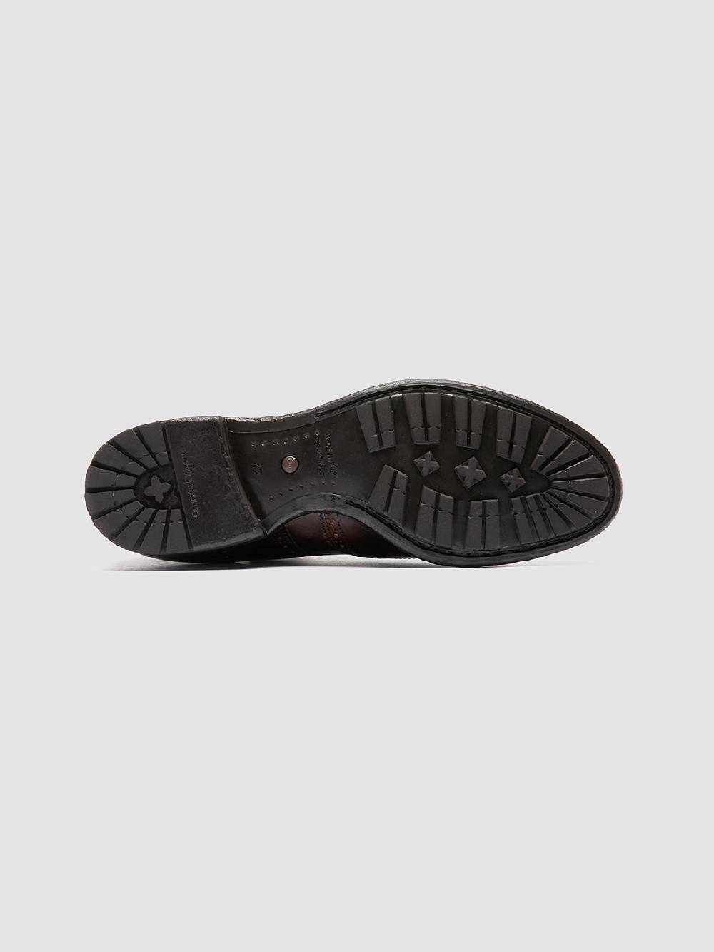 Officine Creative PRINCE 612 Stivaletti in Pelle Marrone Soddisfazione Garantita