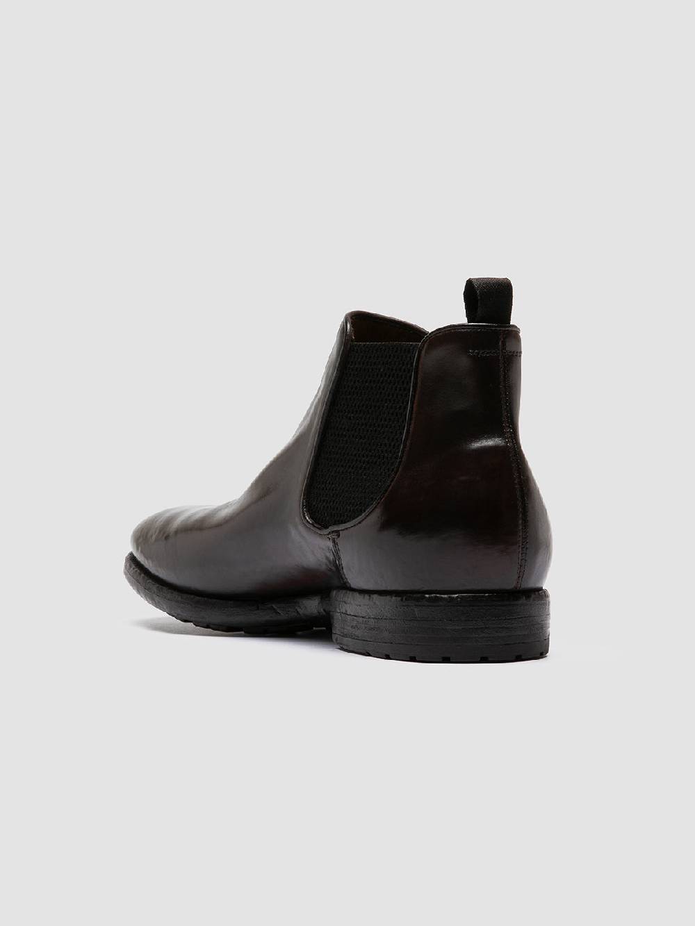Officine Creative PRINCE 617 Stivaletti Chelsea in Pelle Marrone Negozi Online