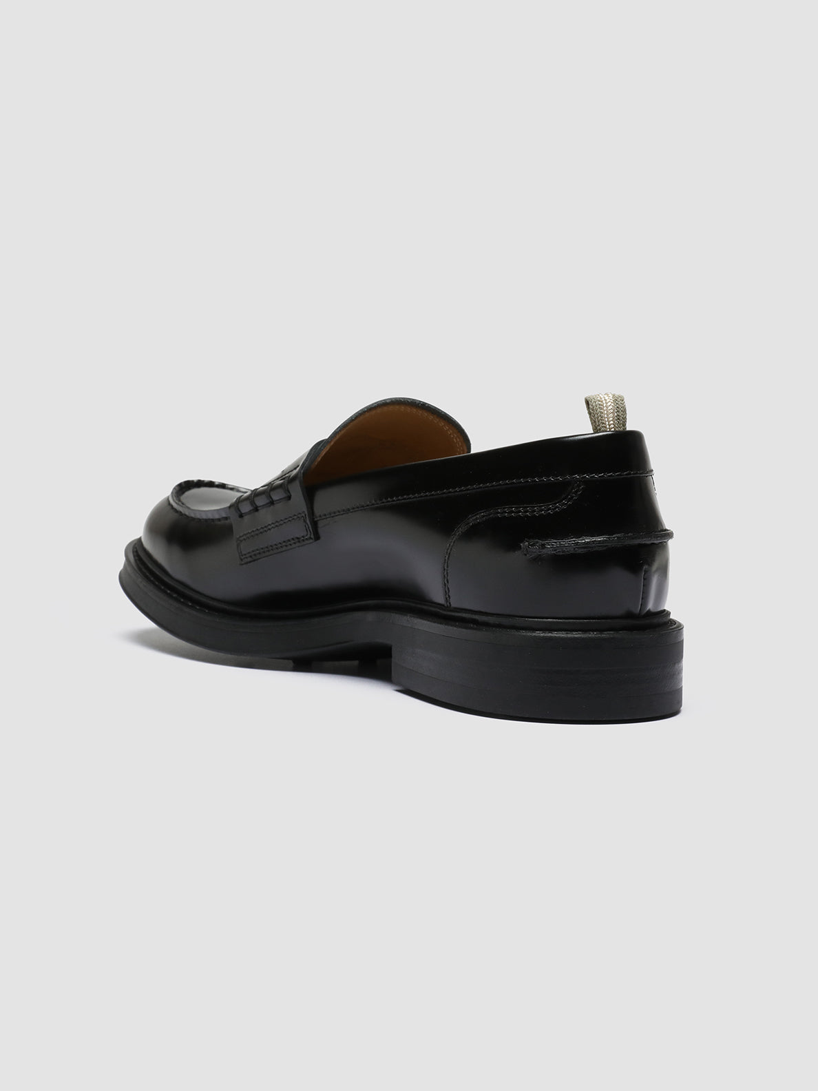 Officine Creative UNIFORM 001 Mocassini in Pelle Nera Acquista Ora