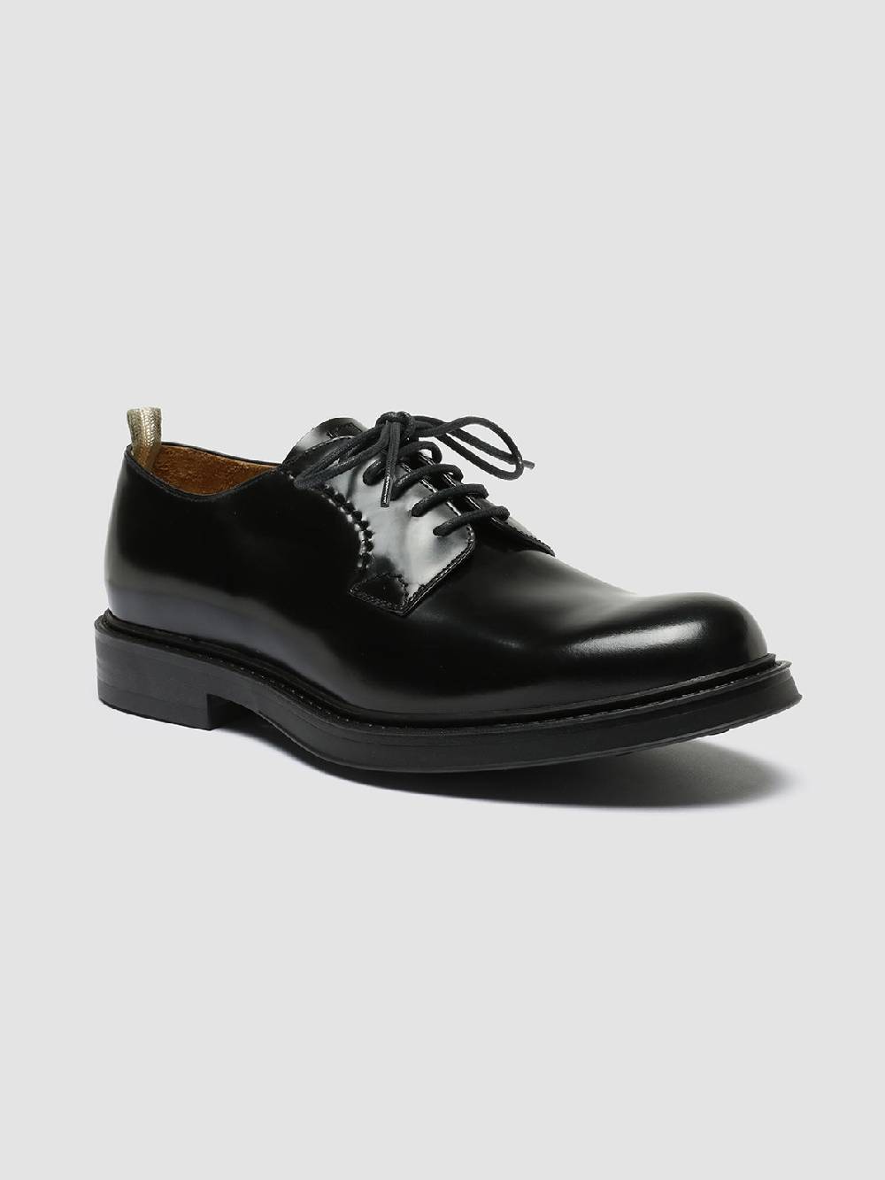 Officine Creative UNIFORM 003 Derby in Pelle Nera Promozione Limitata