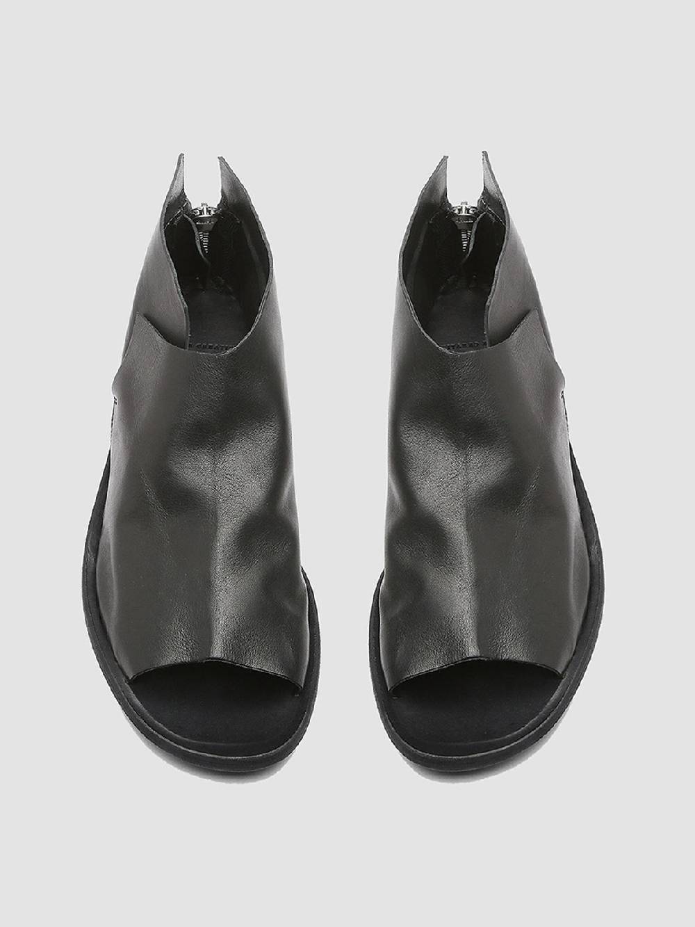 Officine Creative ITACA 005 Sandali in Pelle Nera Fino Al -60%