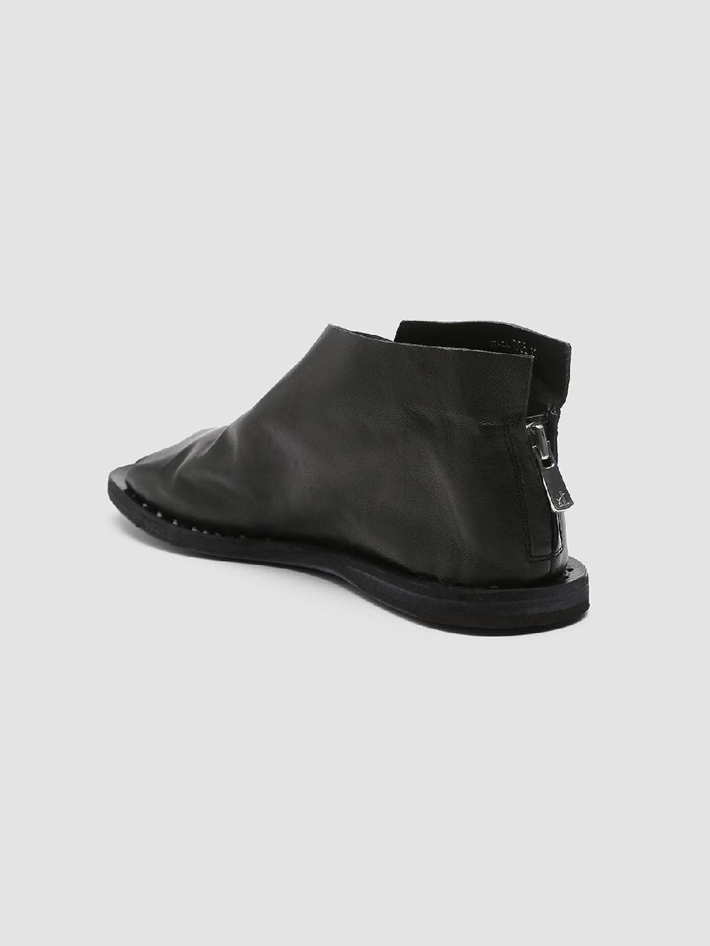 Officine Creative ITACA 005 Sandali in Pelle Nera Fino Al -60%