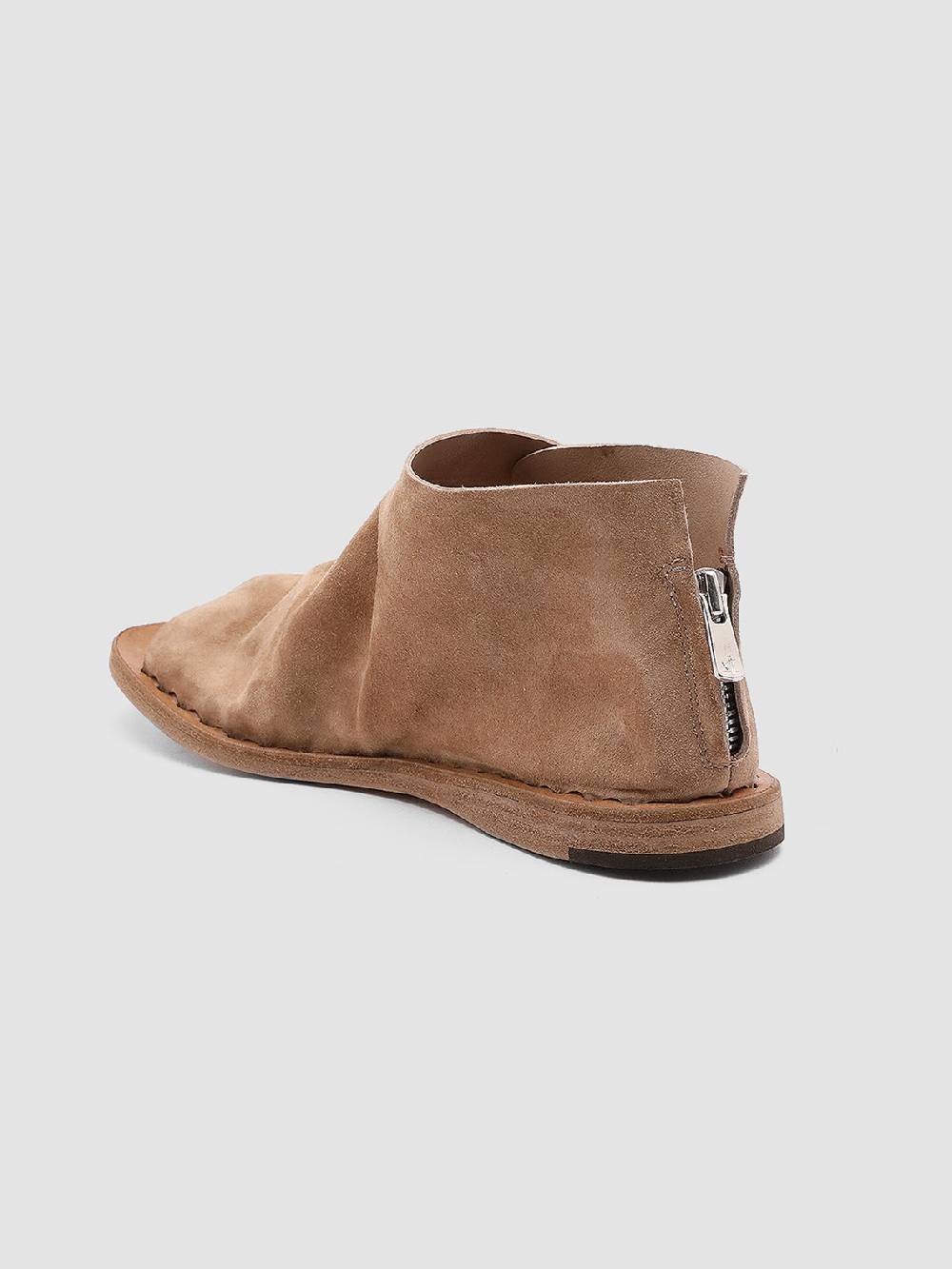 Officine Creative ITACA 018 Sandali in Pelle Scamosciata Marrone Shopping Online