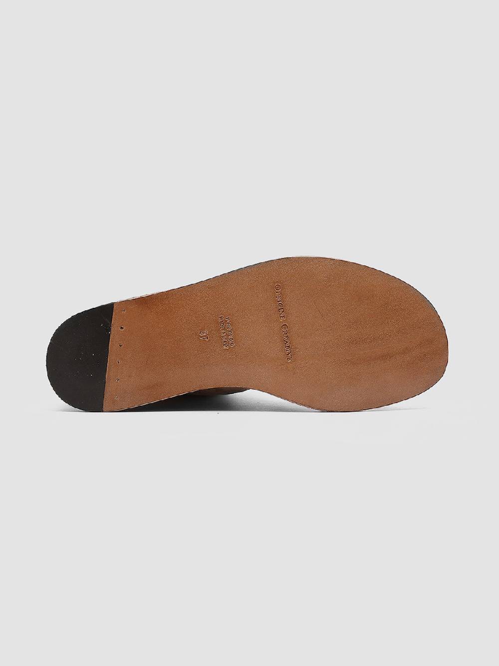 Officine Creative ITACA 018 Sandali in Pelle Scamosciata Marrone Shopping Online