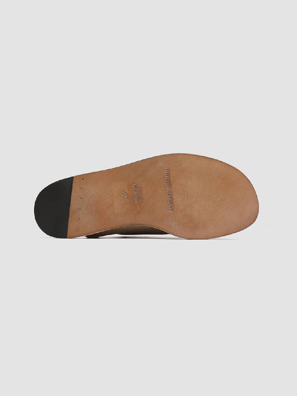 Officine Creative ITACA 019 Sandali in Pelle Scamosciata Marrone Prezzo Ridotto
