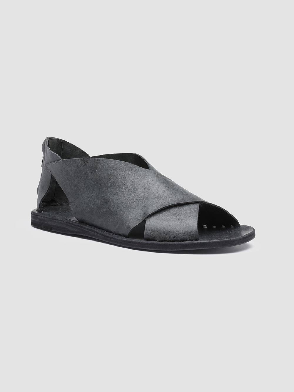 Officine Creative ITACA 026 Sandali in Pelle Nera Novità