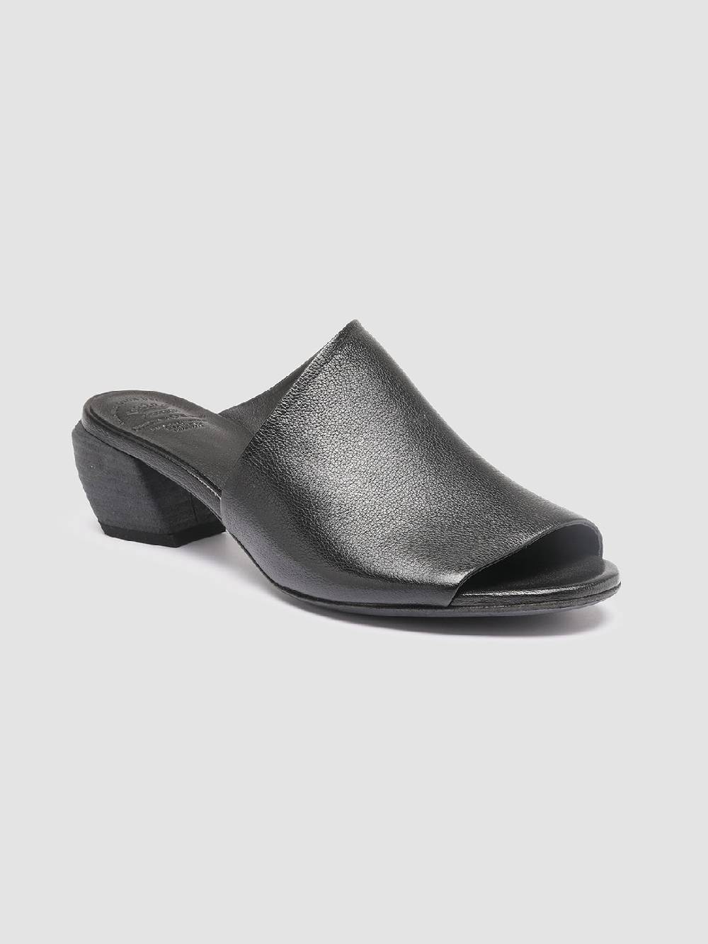 Officine Creative HELYETTE 016 Sabot in Pelle Nera Online