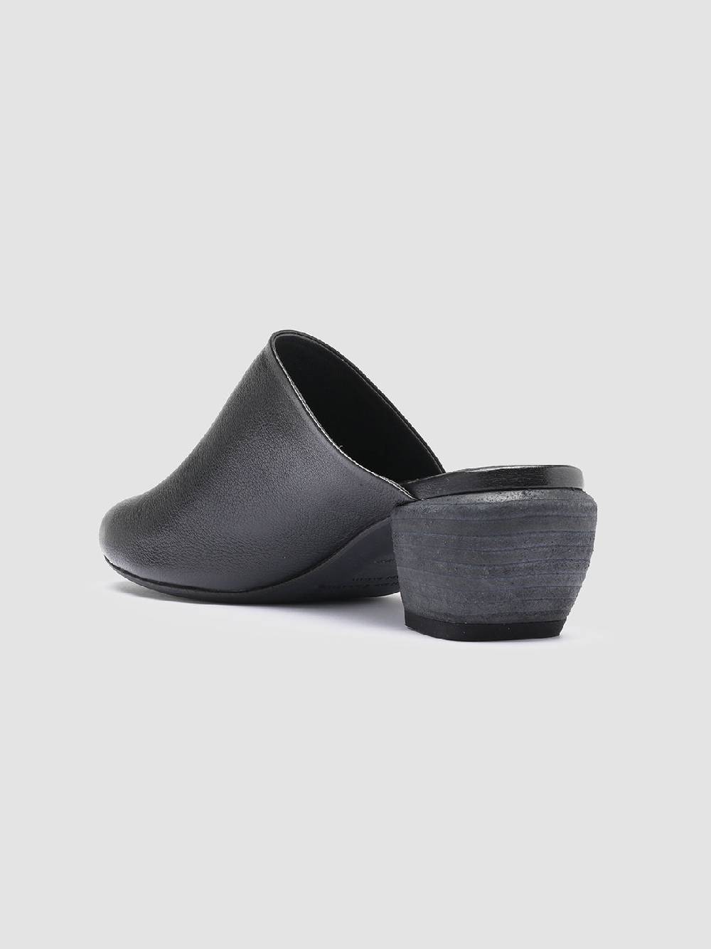 Officine Creative HELYETTE 016 Sabot in Pelle Nera Online