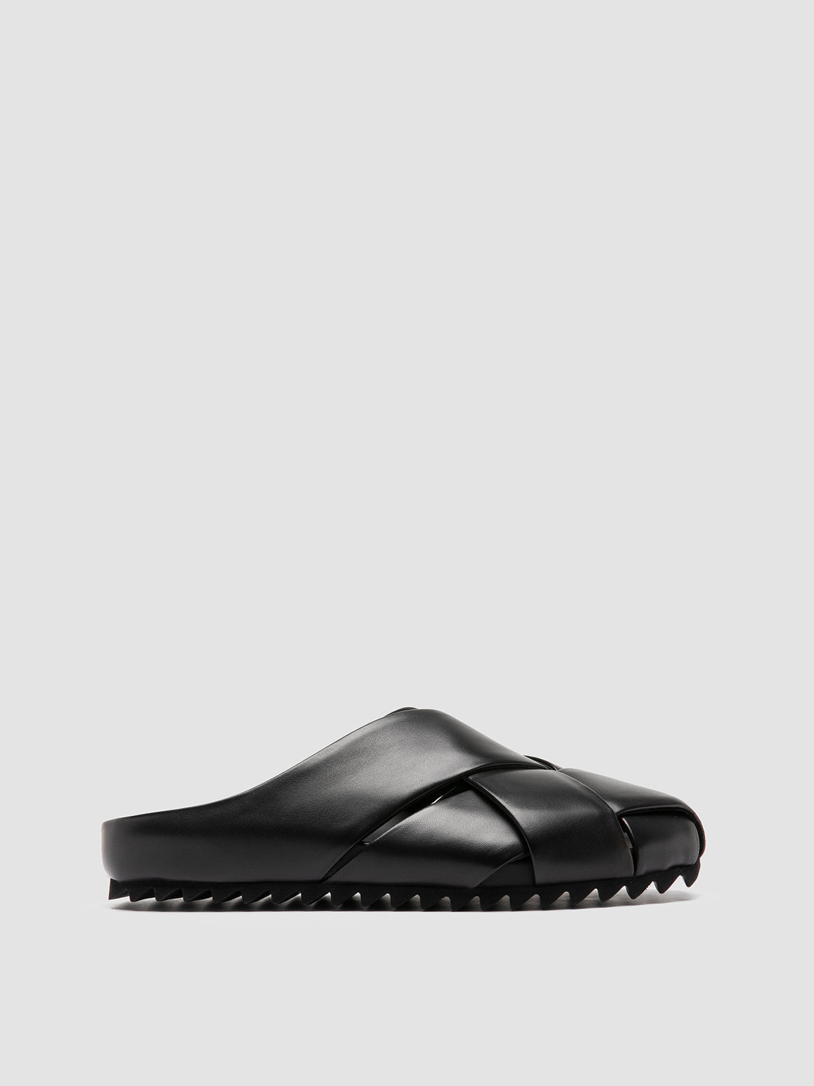 Officine Creative PELAGIE 018 Sandali Sabot in Pelle Nera Offerte