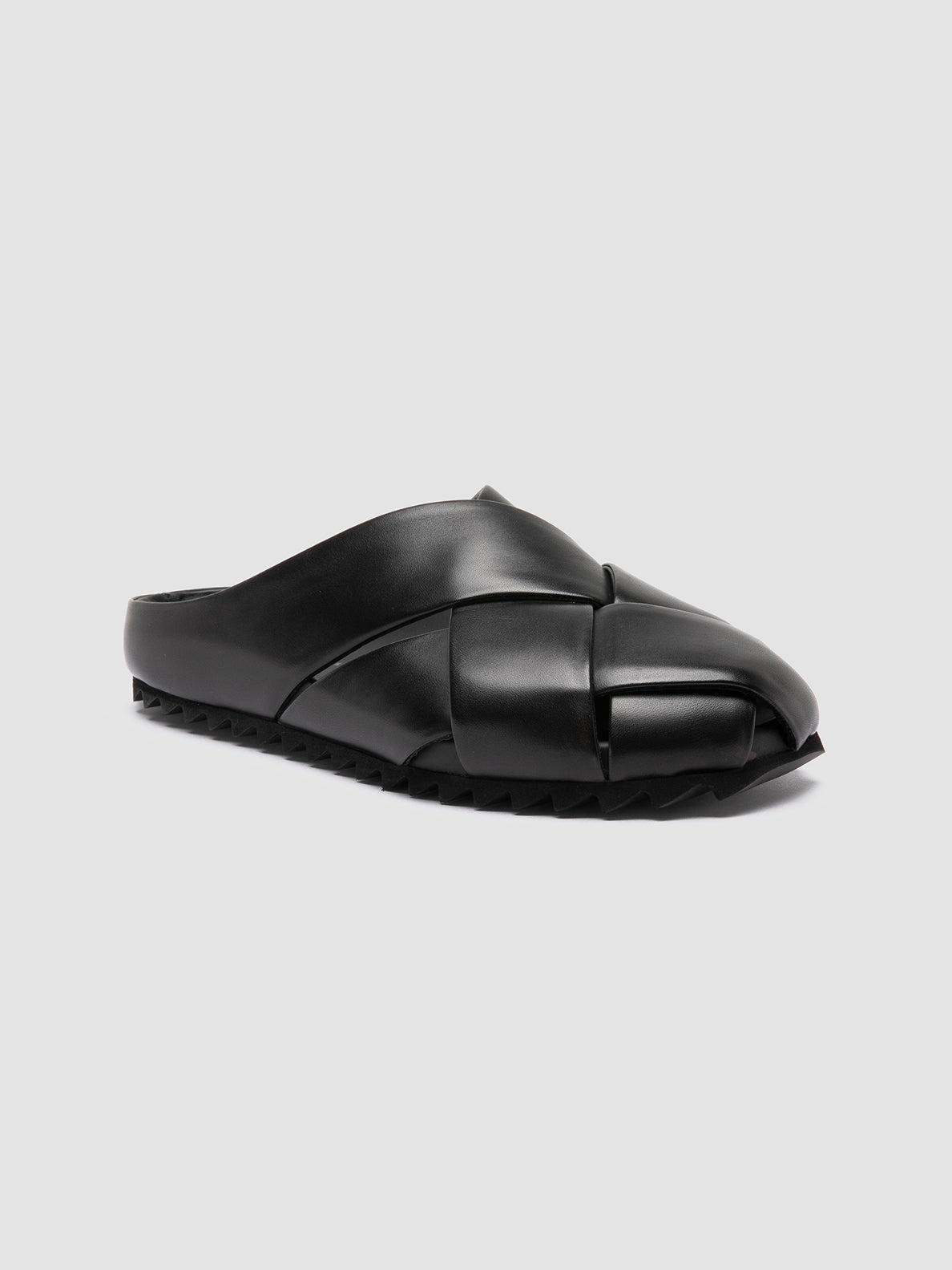 Officine Creative PELAGIE 018 Sandali Sabot in Pelle Nera Offerte