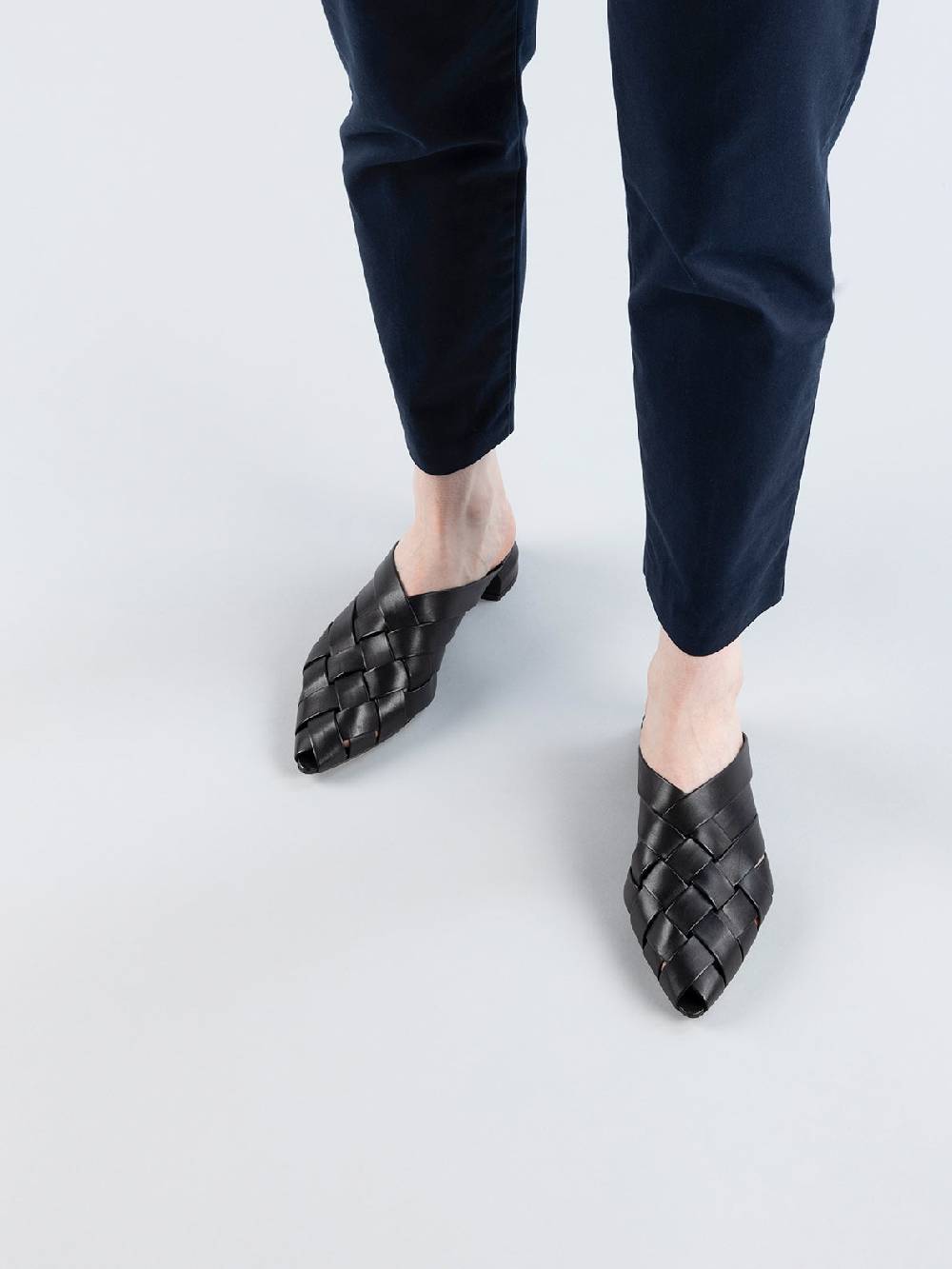 Officine Creative SAGE 105 Sandali Sabot in Pelle Marrone Vendita Economica
