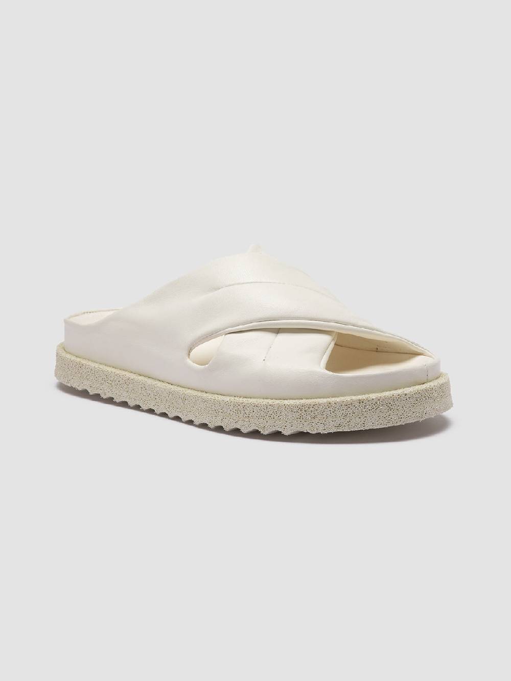 Officine Creative SANDS 103 Sandali Slide in Pelle Bianca I Più Venduti