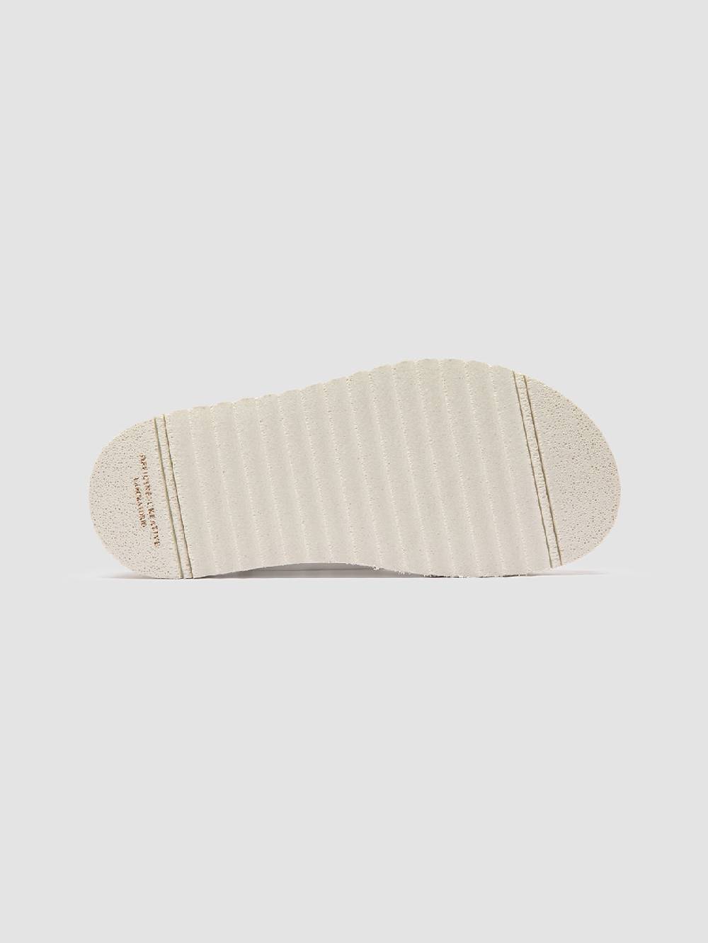 Officine Creative SANDS 103 Sandali Slide in Pelle Bianca I Più Venduti