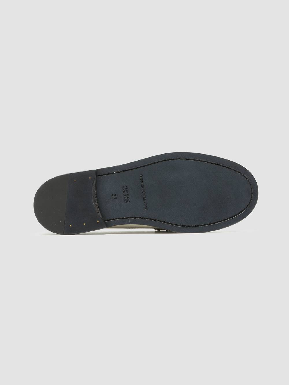 Officine Creative ZIVAGO 103 Ivory Leather Penny Loafers Vendite Flash
