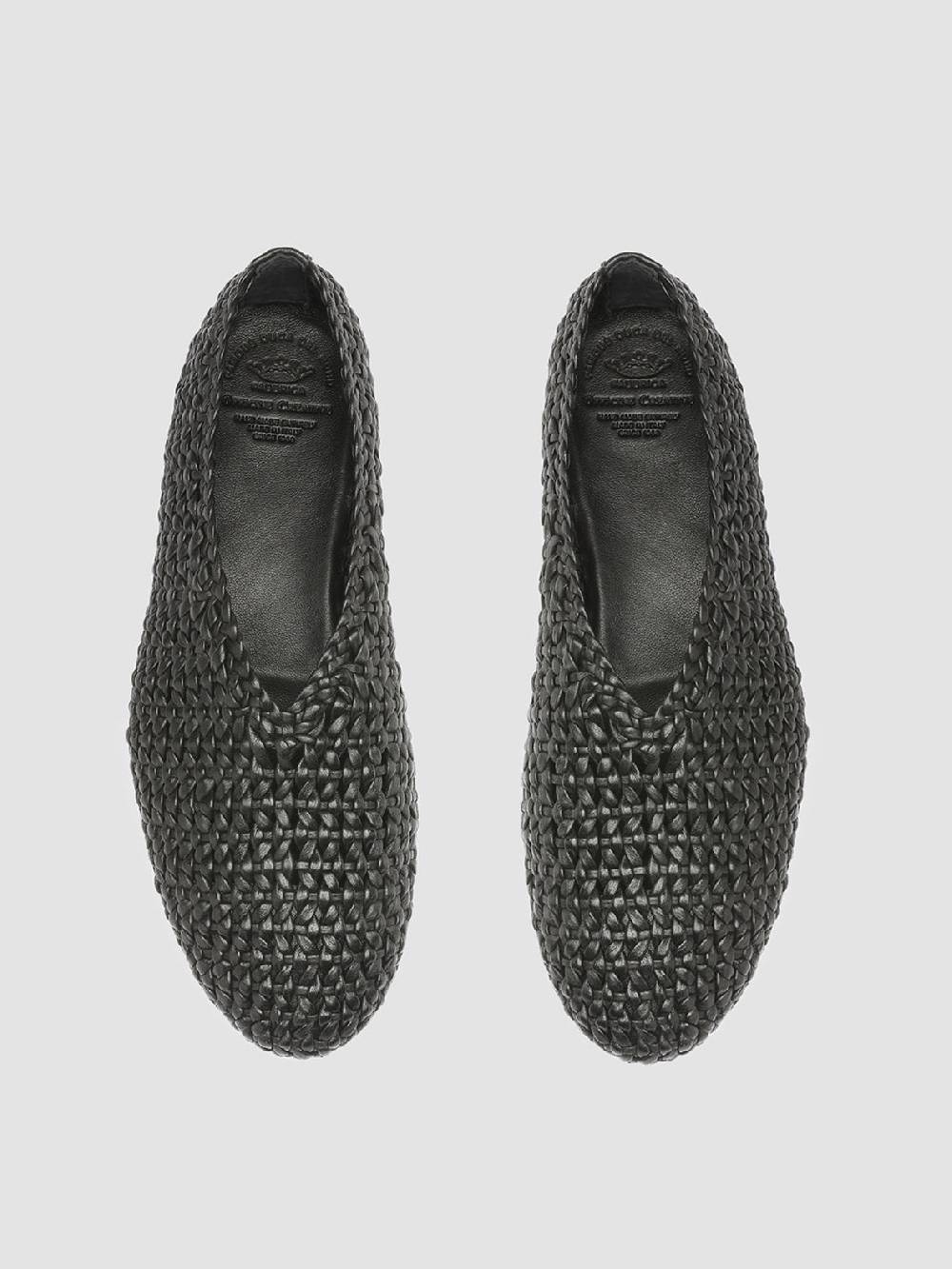 Officine Creative BESSIE 011 Mocassini in Pelle Nera Negozio