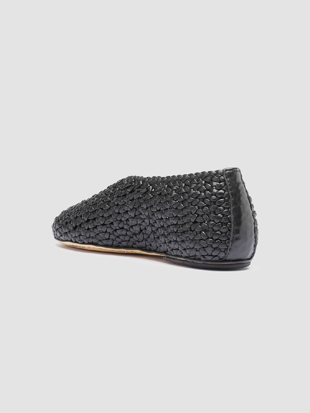 Officine Creative BESSIE 011 Mocassini in Pelle Nera Negozio