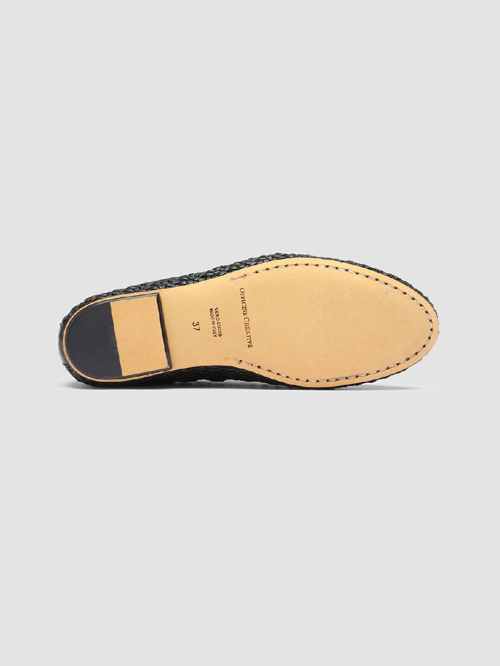 Officine Creative BESSIE 011 Mocassini in Pelle Nera Negozio