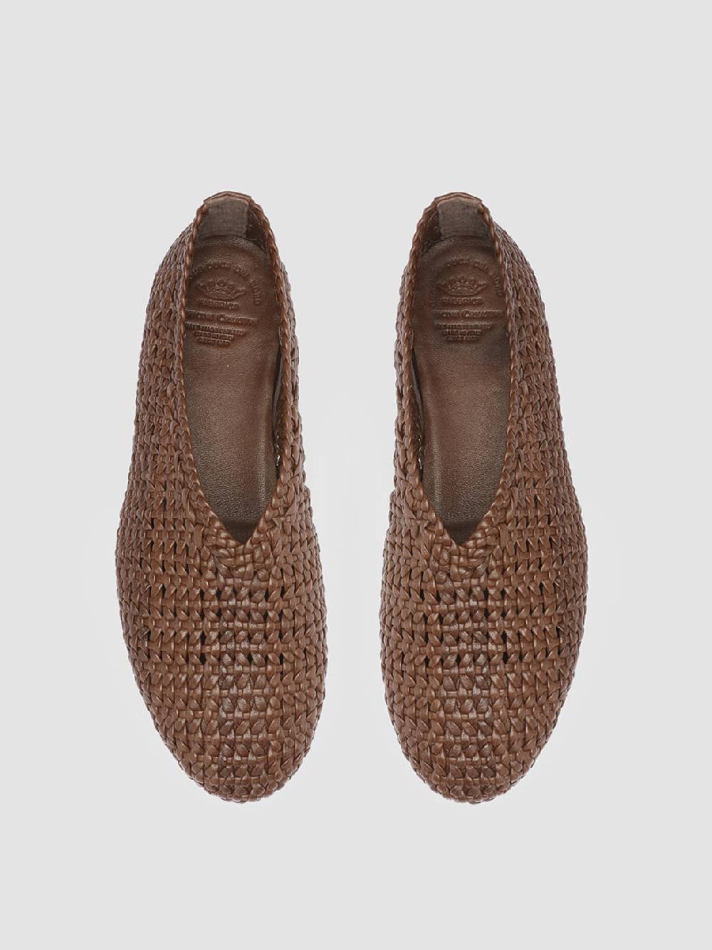 Officine Creative BESSIE 011 Mocassini in Pelle Marrone In Saldo